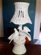 Brocante lamp wit/pastel - 0 - Thumbnail