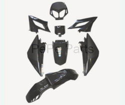 NIEUW Kappenset Derbi Senda DRD PRO ZWART Dmp 8 delig