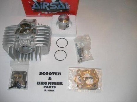 Cilinder Airsal 50 cc SNEL Tomos A35 A 35 Aluminum 38.00 mm - 0