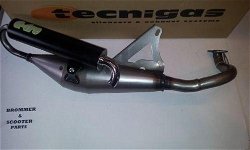 NIEUW Uitlaat Tecnigas Q-Tre Minarelli Horizontaal Aerox Jog