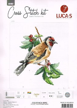 LUCA BORDUURPAKKET , GOLDFINCH BIRD B 1197 - 0