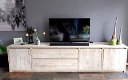 Tv-meubel van gebruikt steigerhout kan ook op maat gemaakt of met een andere indeling of 'kleur' - 6 - Thumbnail