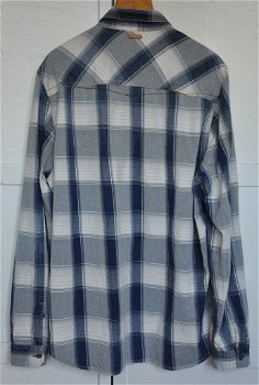 PME legend blouse overhemd maat XXL Blauw geruit - 1