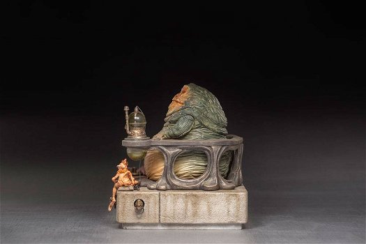 HOT DEAL Iron Studios Star Wars Deluxe Art Scale Statue Jabba The Hutt - 4