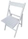 Weddingchair witte Klapstoel resinchair trouwstoel - 2 - Thumbnail