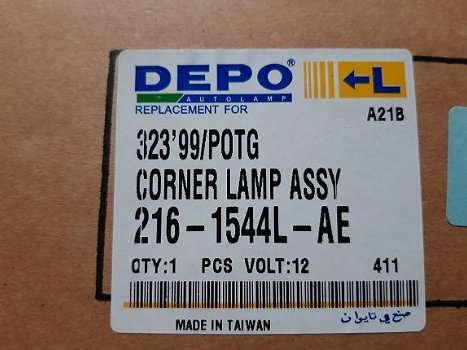 Mazda 323 BA Series 3 (98-00) Corner Light Depo 01-216-1544 L - 4