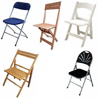 Klapstoelen vouwstoelen klap stoel plooistoelen - 0