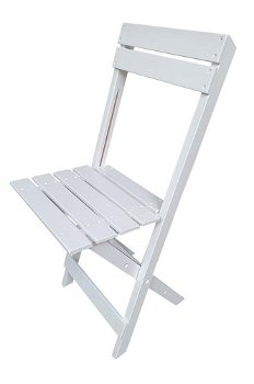Weddingchair witte Klapstoel resinchair trouwstoel - 3