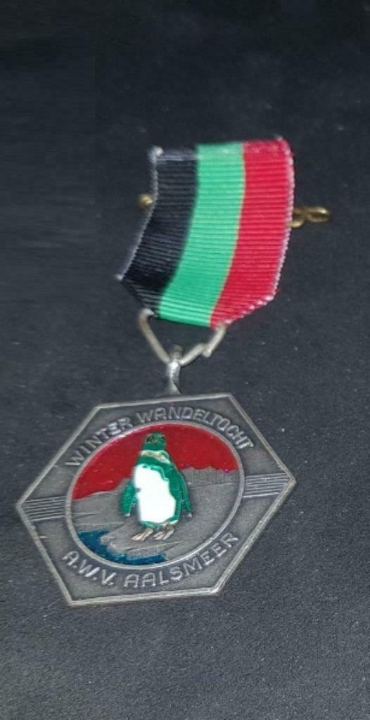Wandelmedaille winterwandeltocht Aalsmeer - nr. 1