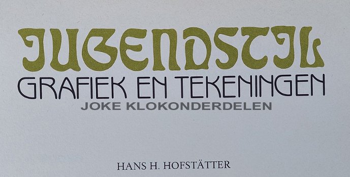 = Jugenstil boek = Hans H. Hofstätter =48267 - 1