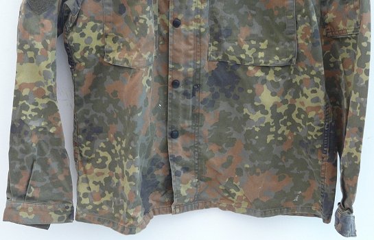 Jas, Gevechts, Uniform, Flecktarn, Bundeswehr, maat: 6575/9500, 2012.(Nr.1) - 2