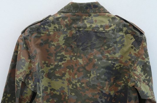 Jas, Gevechts, Uniform, Flecktarn, Bundeswehr, maat: 6575/9500, 2012.(Nr.1) - 6