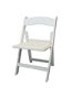 Weddingchair witte Klapstoel resinchair trouwstoel - 1 - Thumbnail