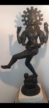 Shiva Nataraja Brons 1 meter hoog - 4