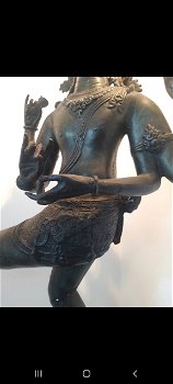 Shiva Nataraja Brons 1 meter hoog - 7