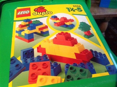 LEGO - DUPLO - in opbergbox, inhoud , zie foto - leuk starters set - 2