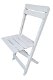 Weddingchair witte Klapstoel resinchair trouwstoel - 3 - Thumbnail