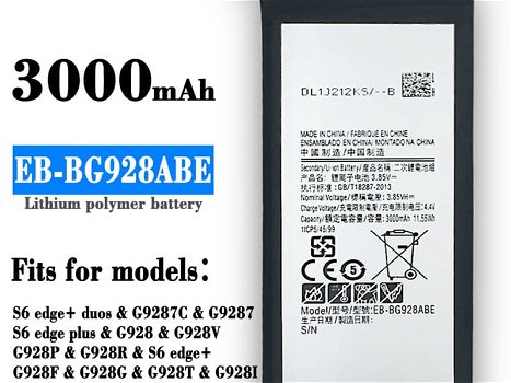 batería de celulares Samsung S6 Edge EB-BG928ABE - 0