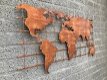 muurdecoratie , wanddeco de wereldkaart - 0 - Thumbnail