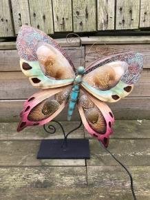 vlinder lamp , kado , vlinder - 5