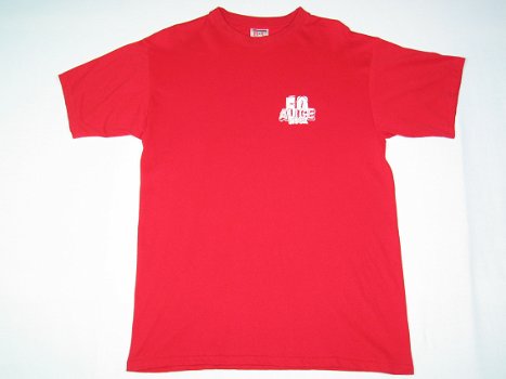 Rood T-shirt - Medium - 50 Alice Rock - Security - B&C - 0