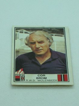 R.W.D. Molenbeek - Cor Brom - NR 242 - Football 82 - Panini - 2
