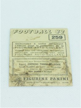 R.W.D. Molenbeek - Erik Deleu - NR 259 - Football 82 - Panini - 1