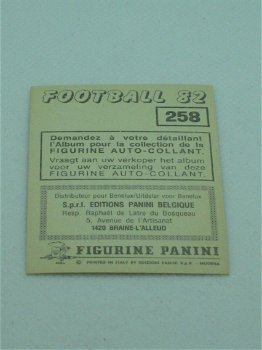 R.W.D. Molenbeek - Franky Vander Elst - NR 258 - Football 82 - Panini - 1
