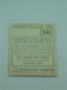 R.W.D. Molenbeek - Rene Desaeyere - NR 245 - Football 82 - Panini - 3