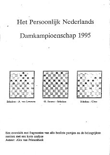 Het Persoonlijk Nederlands  Damkampioenschap 1995