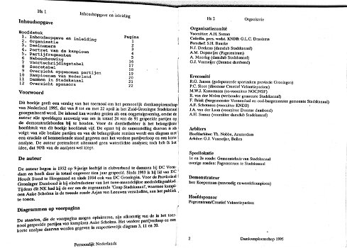 Het Persoonlijk Nederlands Damkampioenschap 1995 - 2