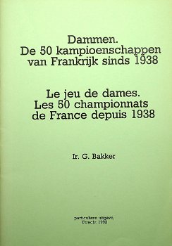 Dammen. De 50 kampioenschappen van Frankrijk sinds 1938 - 0