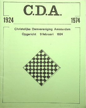 Jubileum-uitgave 1924-1974 Christelijke Damvereniging Amsterdam - 0