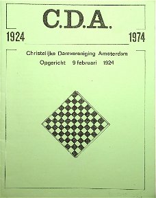 Jubileum-uitgave 1924-1974 Christelijke Damvereniging Amsterdam