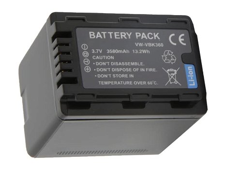 Buy PANASONIC VW-VBK360 PANASONIC 3.7V 3580mAh/13.2WH Battery - 0