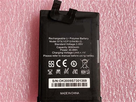 S73 batería móvil interna OUKITEL Smartphone - 0