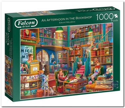 An Afternoon in the Bookshop - Falcon/Jumbo - 1000 Stukjes - 0
