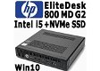 HP EliteDesk 800 MD G2, i5 3.1Ghz, 128GB NVMe SSD, 8GB, W10 - 0 - Thumbnail