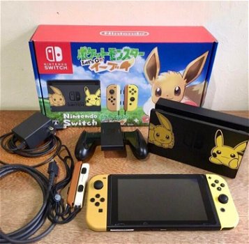 Nintendo Switch Evee + Pikachu - 0