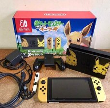 Nintendo Switch Evee + Pikachu