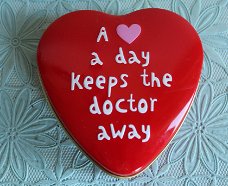 Blikje a heart a day keeps the doctor away
