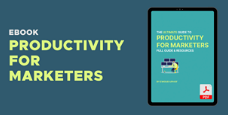 Productivity For Marketeers Ebook
