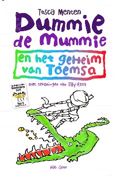 DUMMIE DE MUMMIE EN HET GEHEIM VAN TOEMSA - Tosca Menten - GESIGNEERD - 0