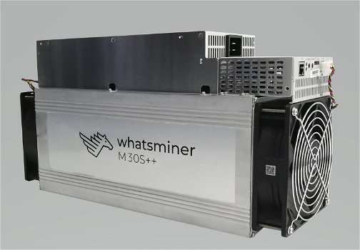 Whatsminer M30S++ 102T SHA-256 3162W ASIC Bitcoin Miner Nieuw in doos + 1 jaar garantie - 2