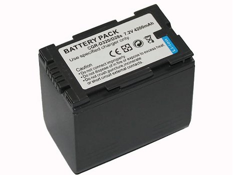 CGR-D320 batería Panasonic 4200mAh Panasonic D28S DS30 DS60 DS65 MX500 PV-DV100 - 0