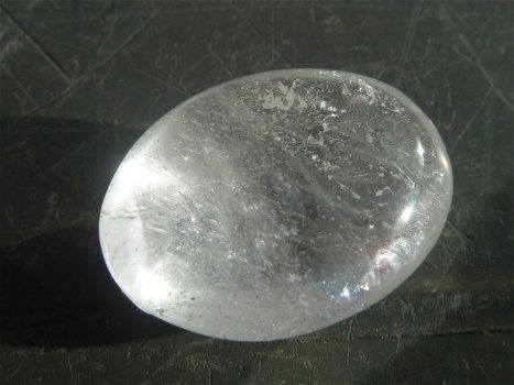 Bergkristal zak/handsteen(01) - 0