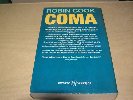 Coma - Robin Cook(2) zwarte beertjes nr.2084 - 1