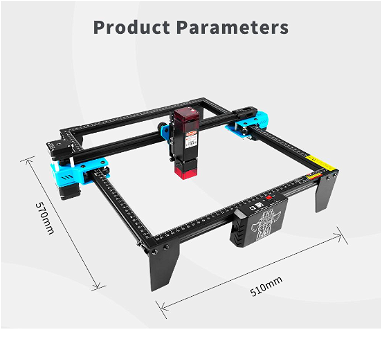 TWO TREES TTS-10 10W Laser Engraver Cutter, 0.08*0.08mm - 7