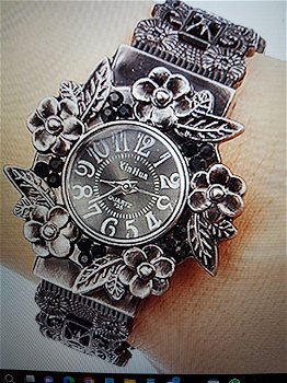 Dames horloge met klik band - 0