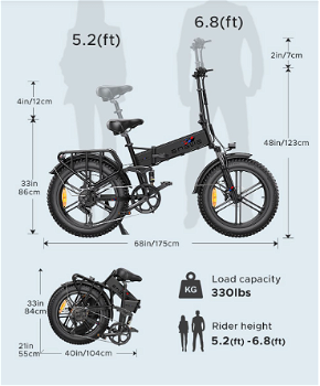 2PCS ENGWE ENGINE Pro Folding Electric Bike 2 - 5